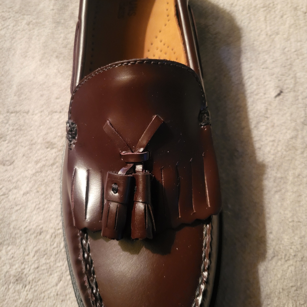 G.H. Bass & Co. Tassel Kiltie Loafers in Dark Brown